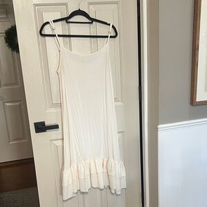 Matilda Jane Cream Slip Dress with Ruffle Trim